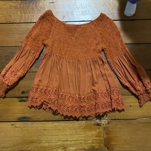 Nostalgia Top - Burnt Orange - Small